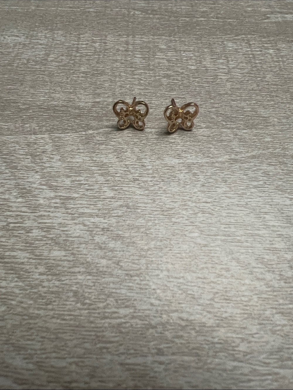 Gold Butterfly Stud Earrings - Women Jewelry